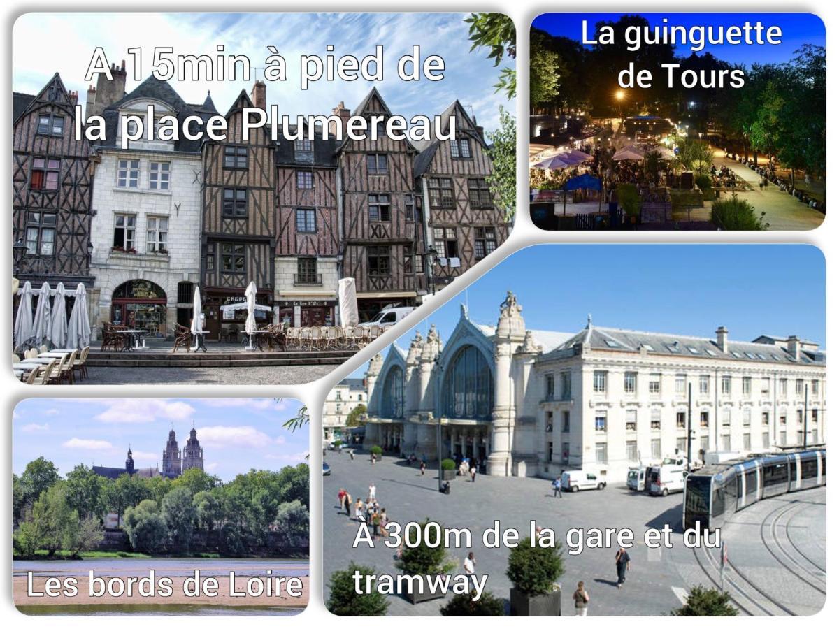 L'Intemporel - A 300M De La Gare De 图尔 外观 照片